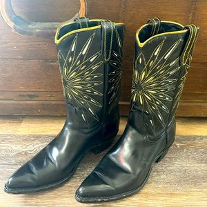 Acme boots/vintage Acme peewee shorty cowgirl boots. Size 7